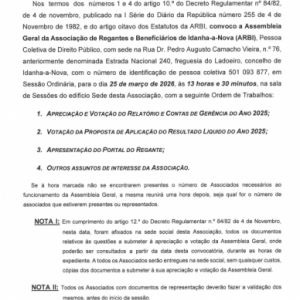 Assembleia Geral - Convocatória